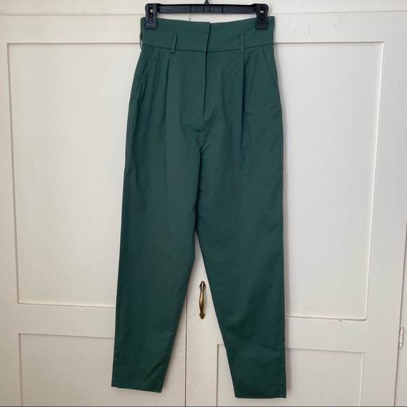 Song of Style Artemis High Waisted Pant in Juniper Green XS - Picture 3 of 8